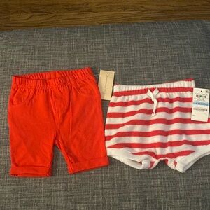 2 Pairs of first impressions shorts nwt